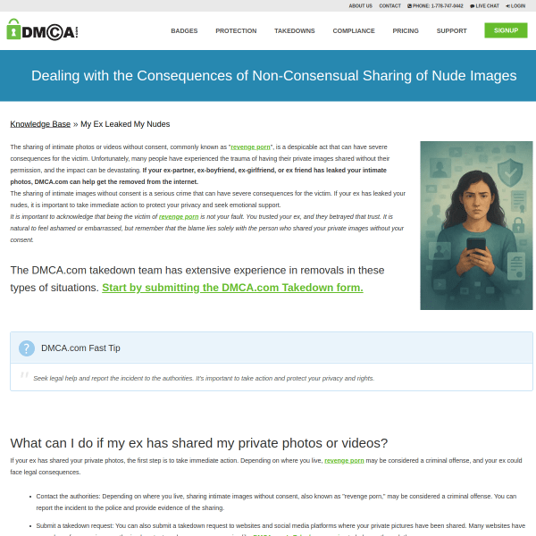 My Ex Leaked My Nudes