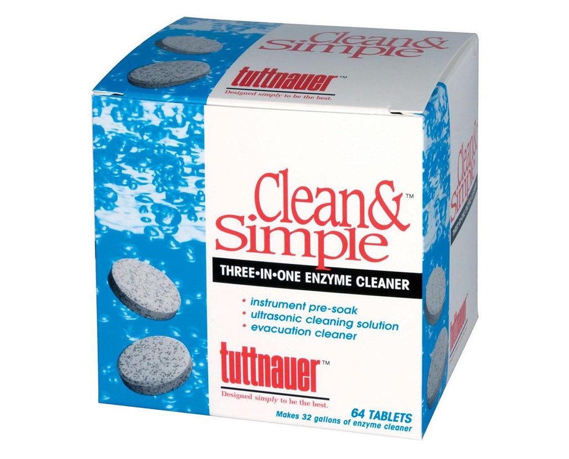 Tuttnauer Clean & Simple Ultrasonic Cleaning Tablets Free Shipping