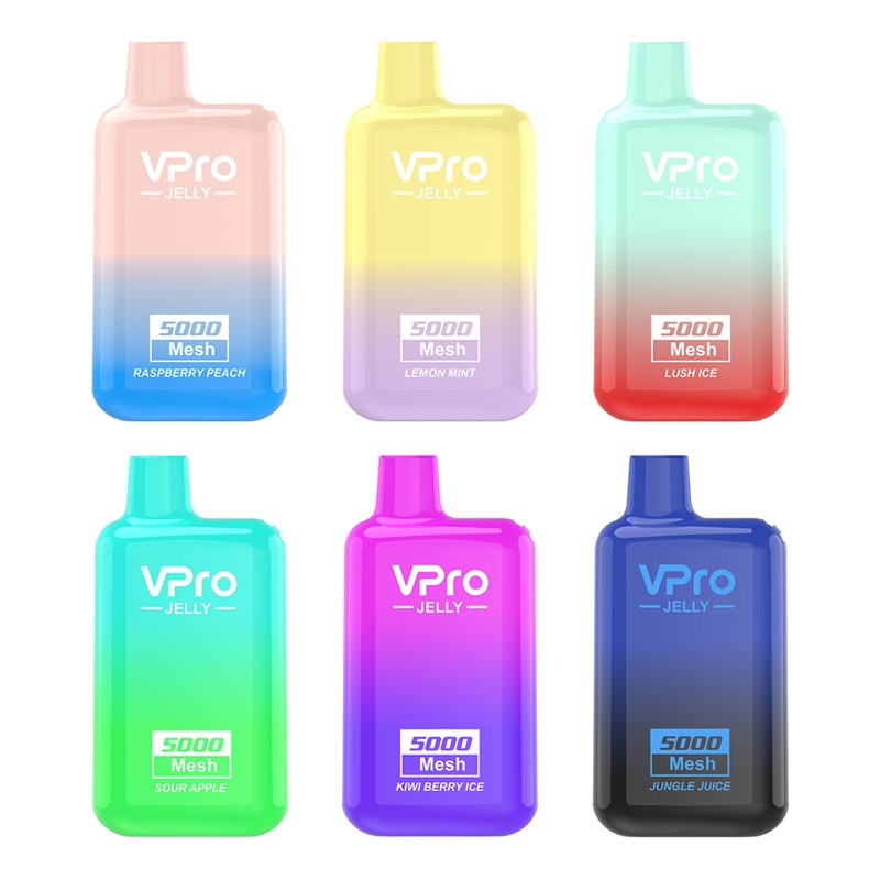 VPro New Jelly Disposable Vape Kit 5000 Puffs 16ml Vapesourcing