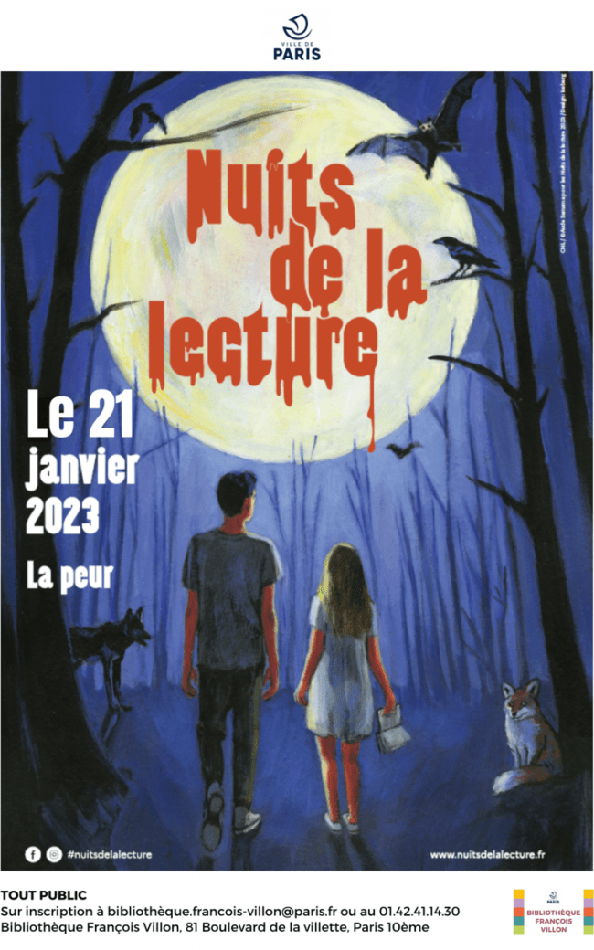 La bibliothèque François Villon fait sa Nuit de la lecture Paris 10e