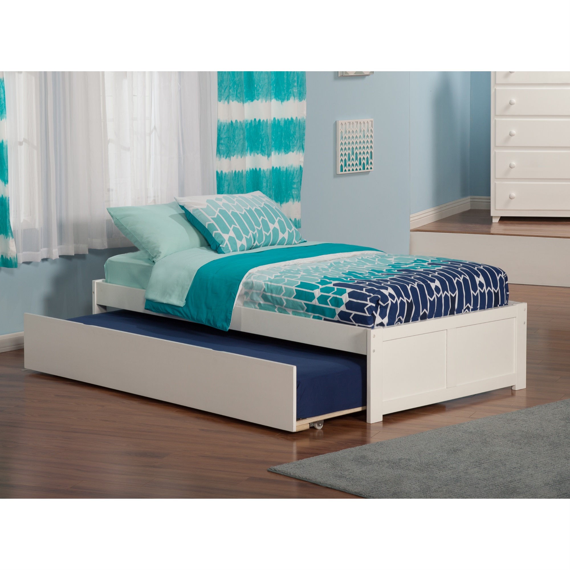 Extra Long Twin Bed Frame With Trundle Concord Twin Extra Long Bed with Footboard and Twin Extra Long Trundle