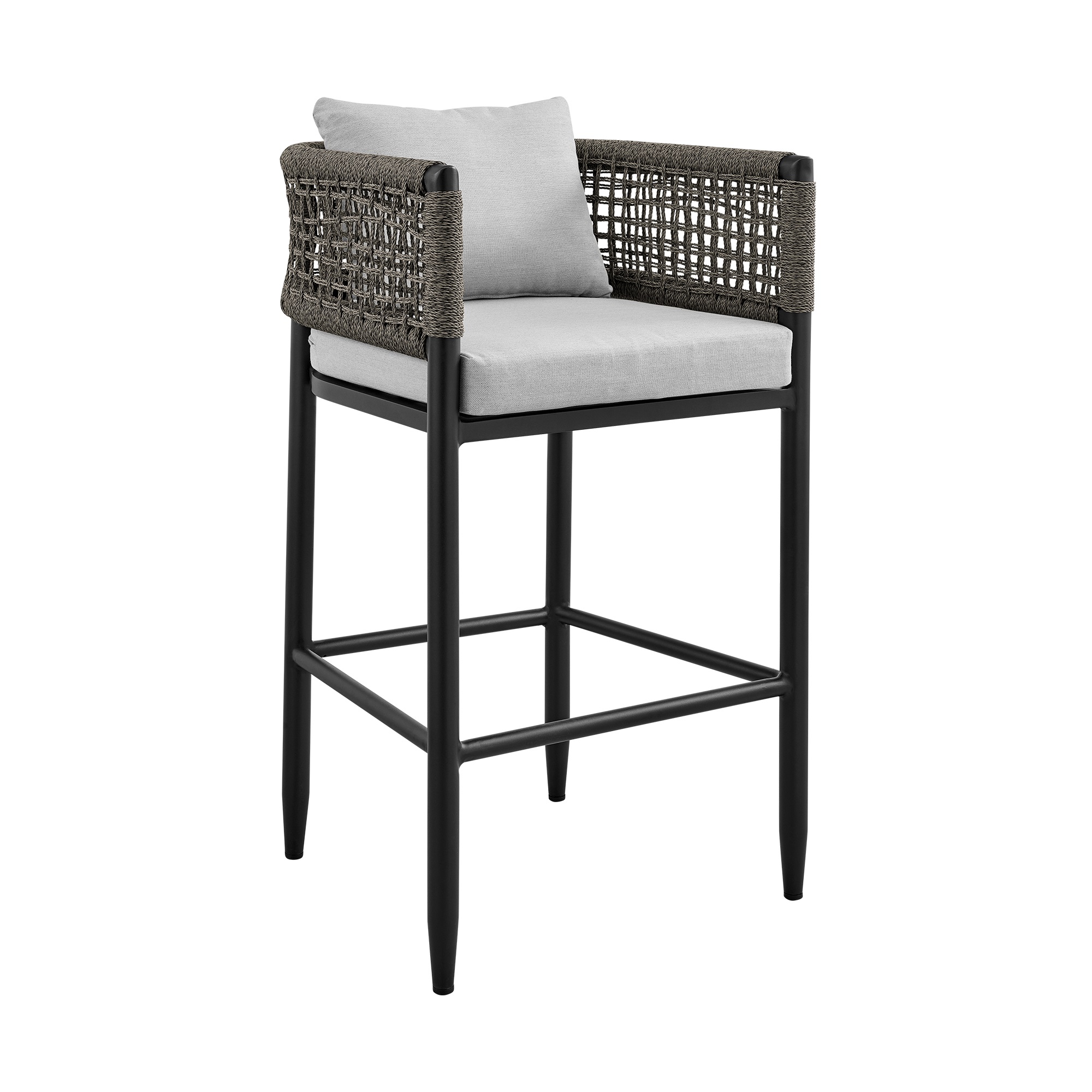 Buy Alegria Outdoor Patio Counter Height Bar Stool In Aluminum With