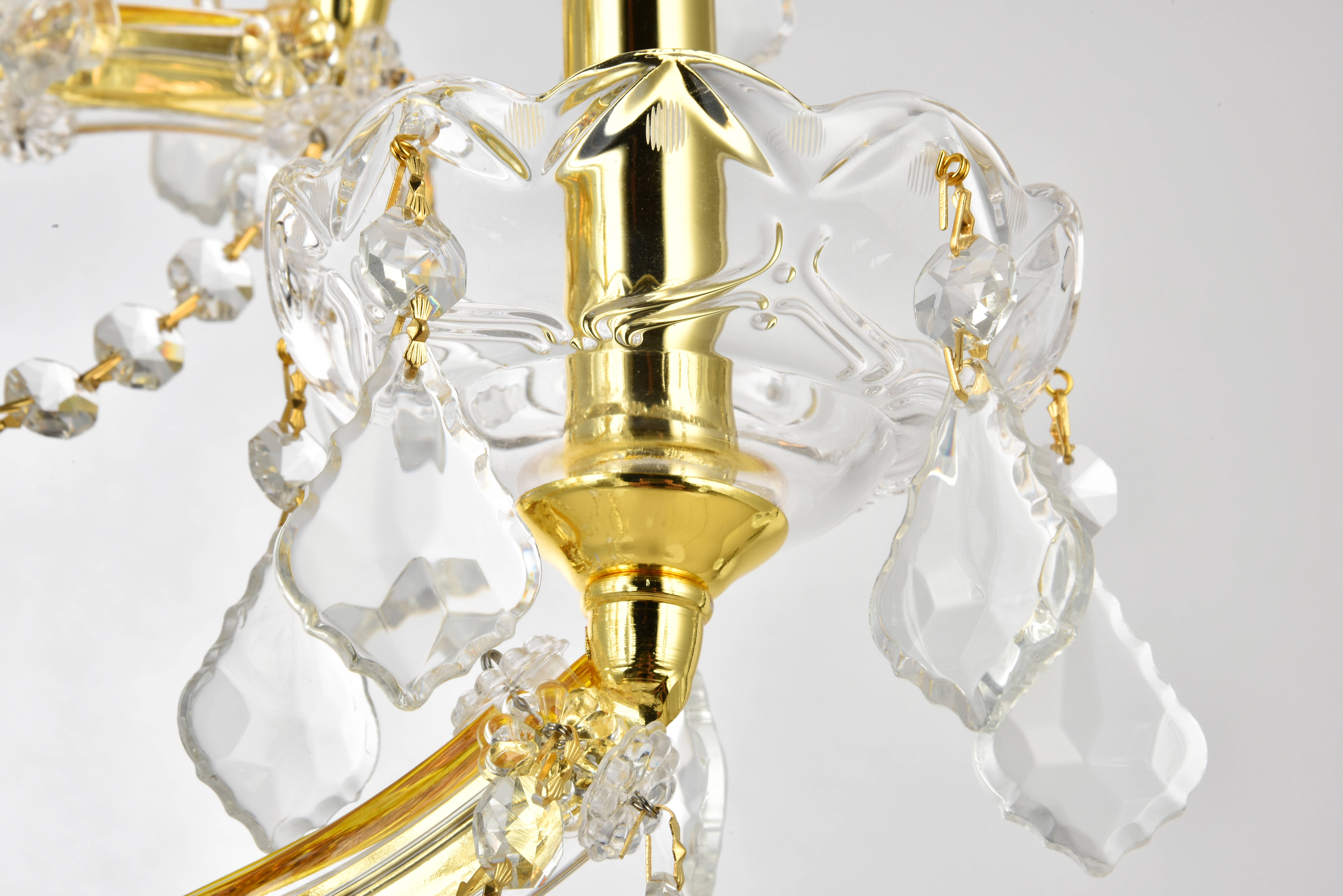 Maria Theresa 5 light Gold Wall Sconce Clear Elegant Cut Crystal eBay