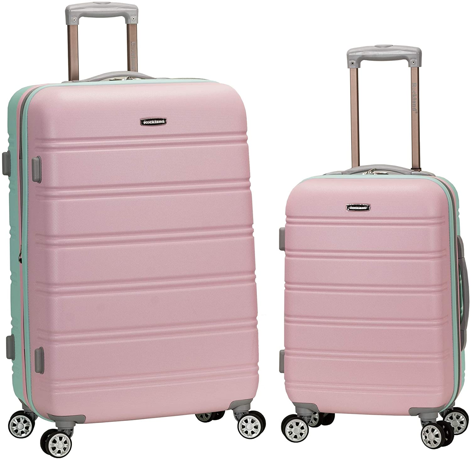 Rockland Melbourne Hardside Exandable Spinner Wheel Luggage, Mint, 2