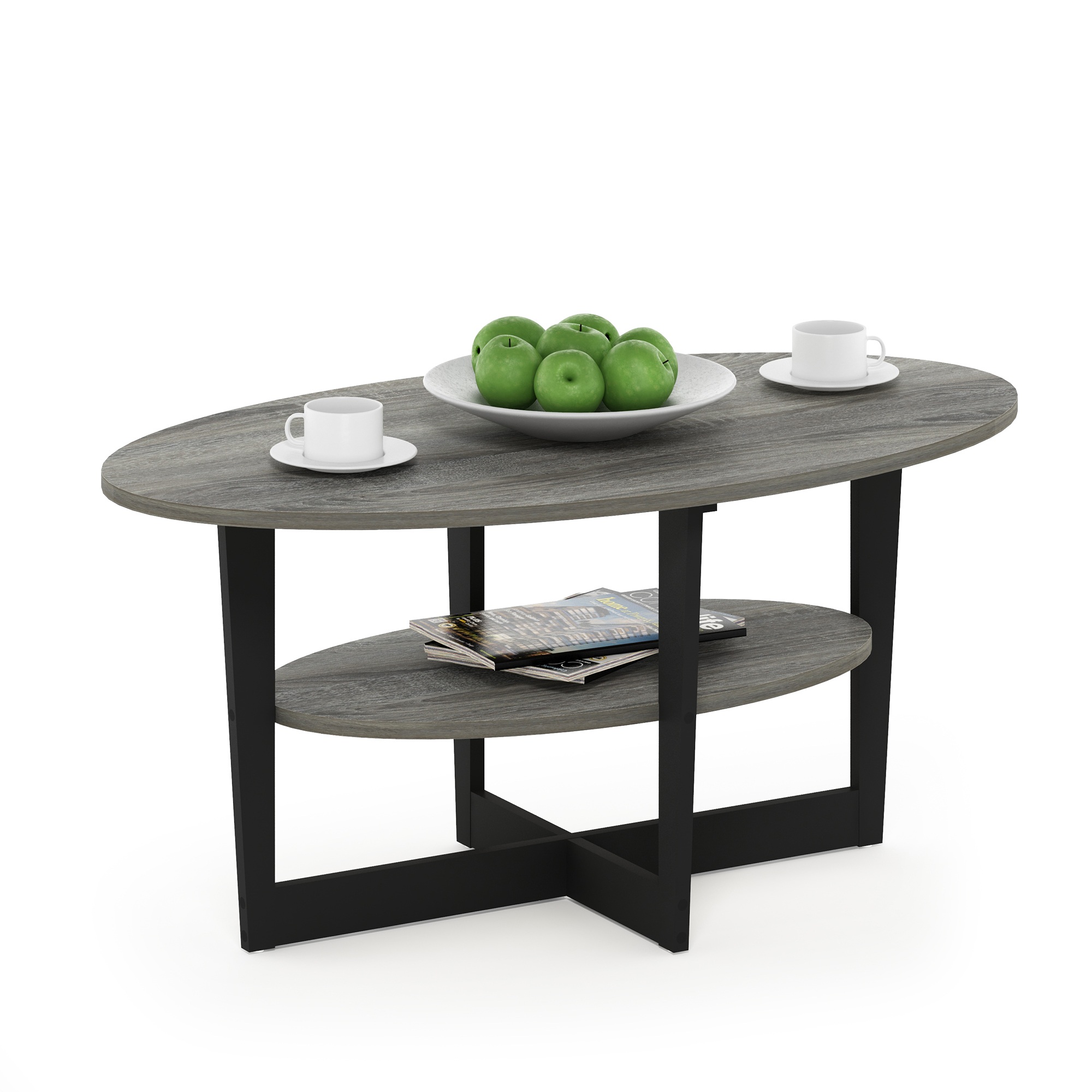 Furinno JAYA Oval Coffee Table eBay