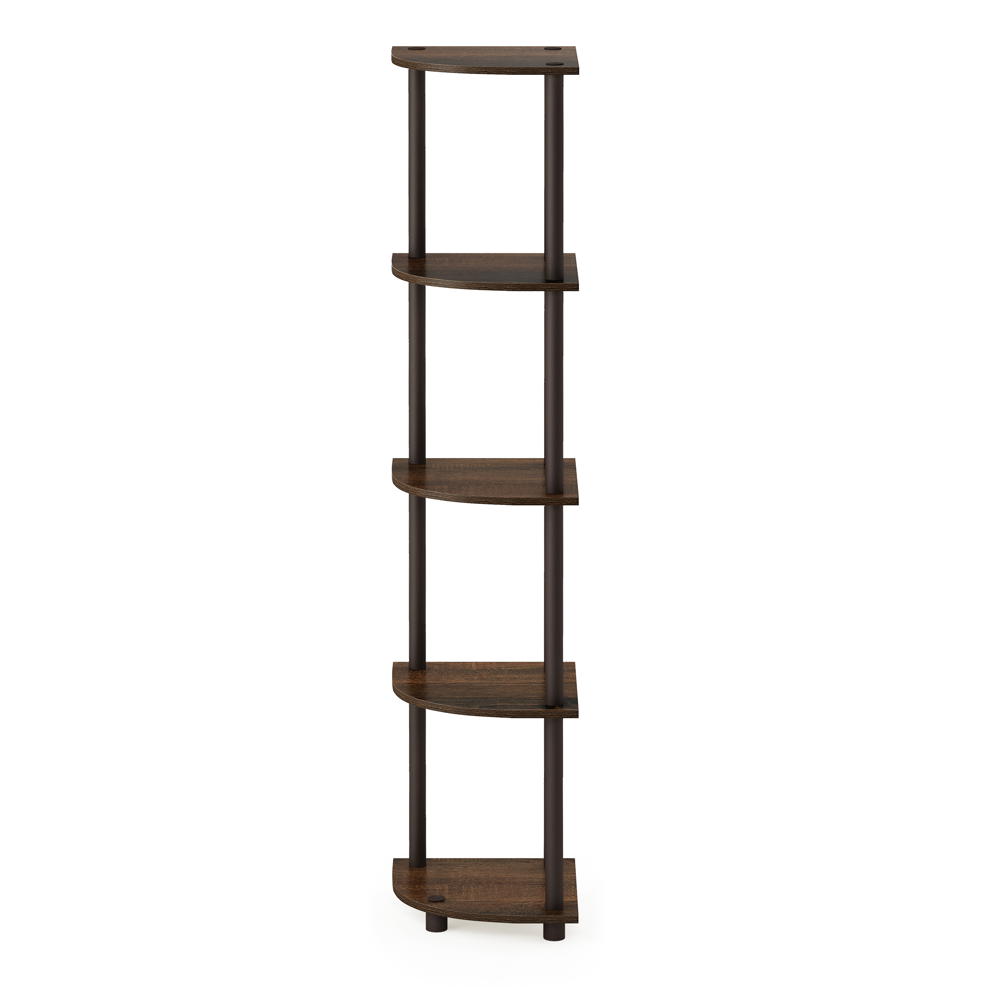 Furinno 5 Tier Corner Rack Display Shelf Furinno 99811 TurnNTube 5 Tier Corner Display Rack Multipurpose