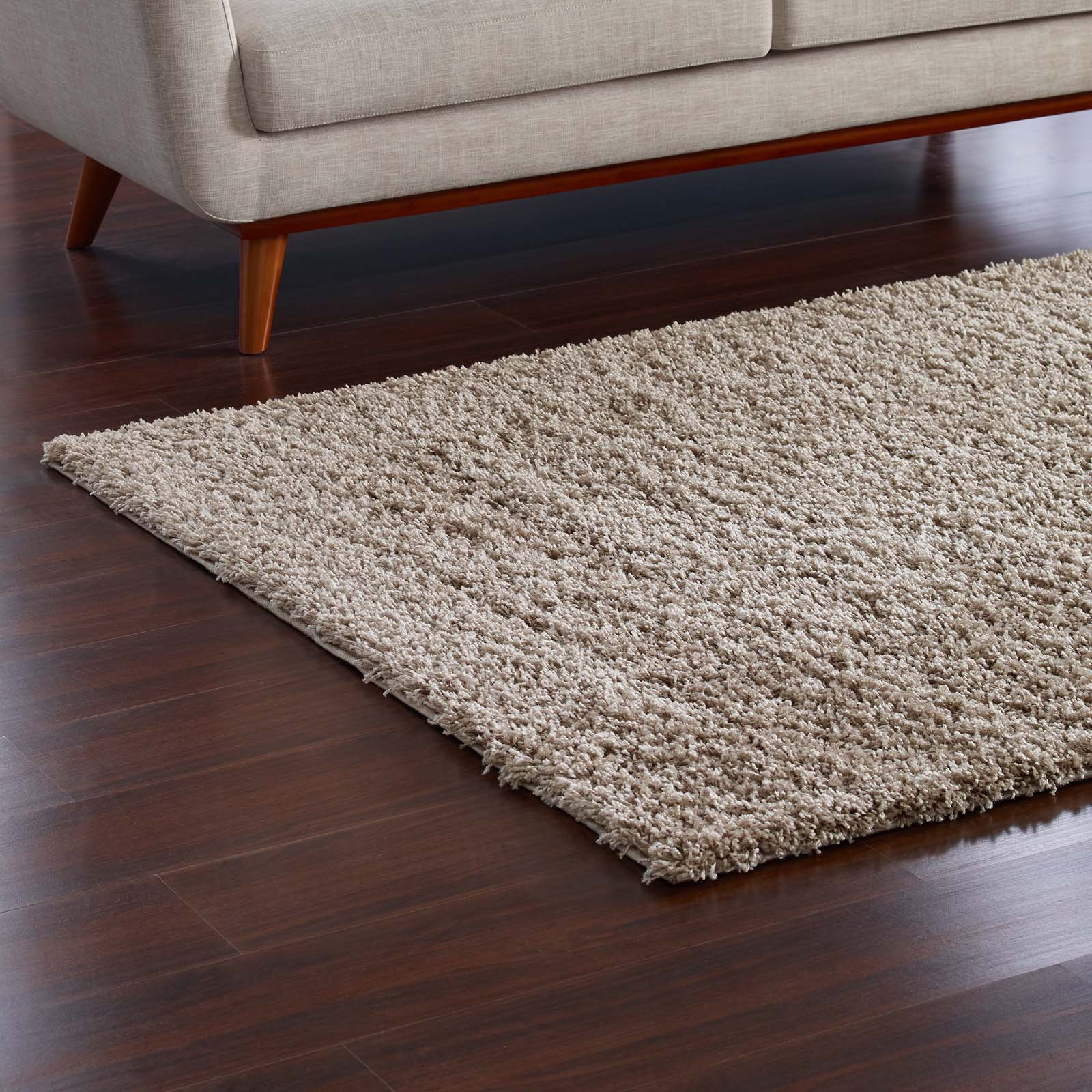 Enyssa Solid 8x10 Shag Area Rug Silver Gray eBay