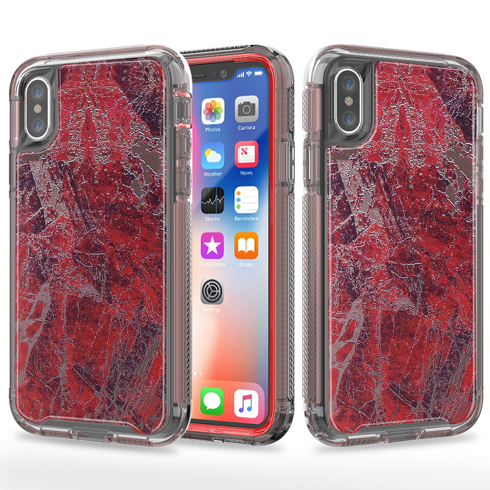 Apple IPhone XS Max Marble Design Full Body Defender