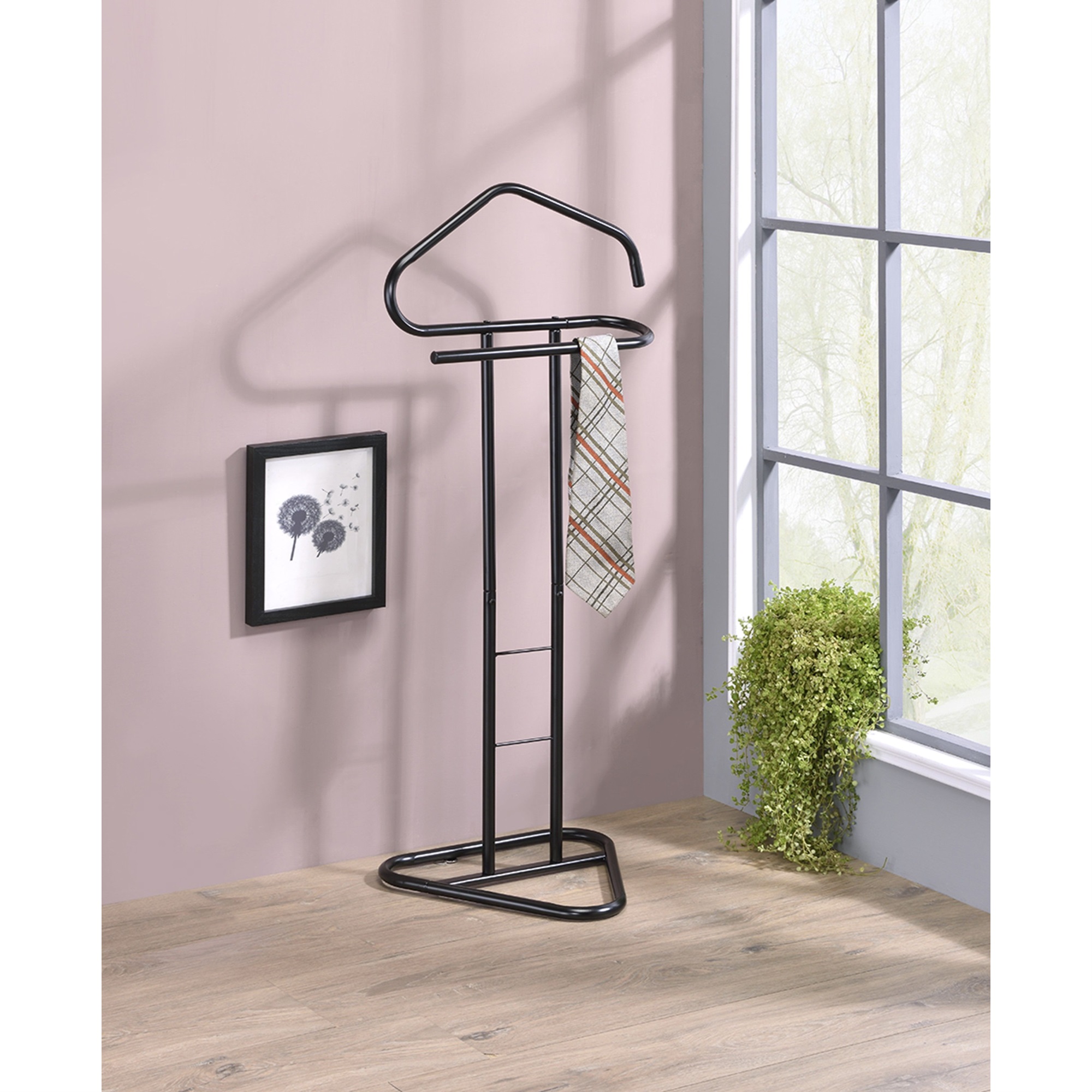 Fairview Suit & Tie Valet Stand Clothing Organizer Rack, Metal eBay