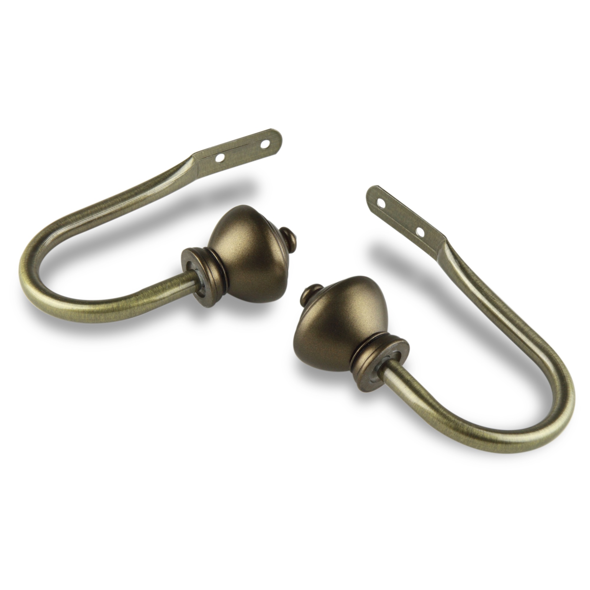 Astamoda Giannie Curtain Rod Holdback Antique Gold