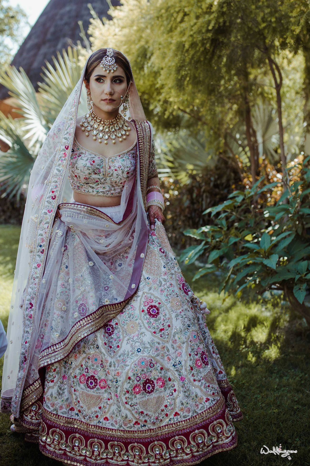Brides Who Picked Beautiful Chandni Chowk Lehengas For Their 2019