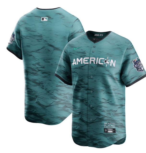 Men’s Houston Astros Blank Teal 2023 Allstar Cool Base Stitched