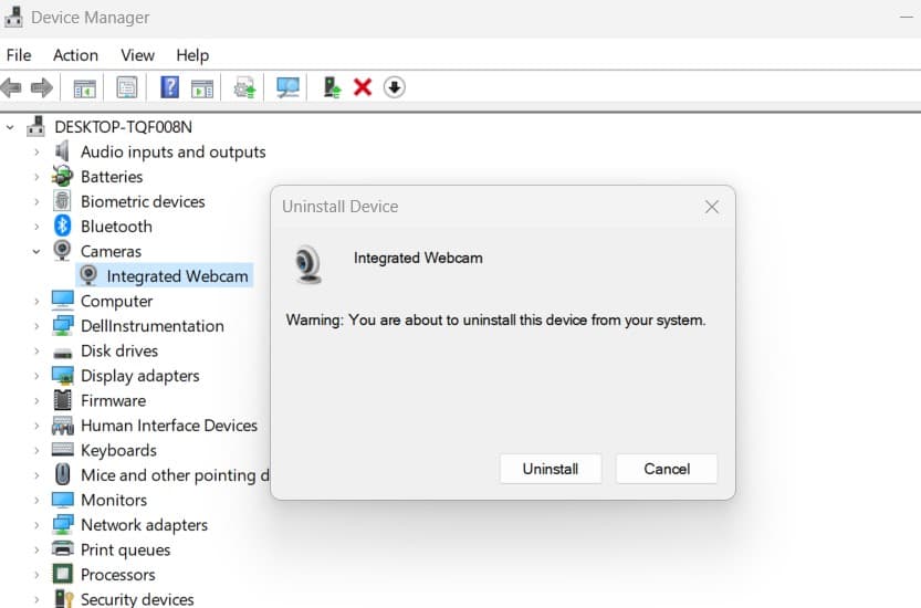 7 ways to fix Laptop camera not working after windows 11 update