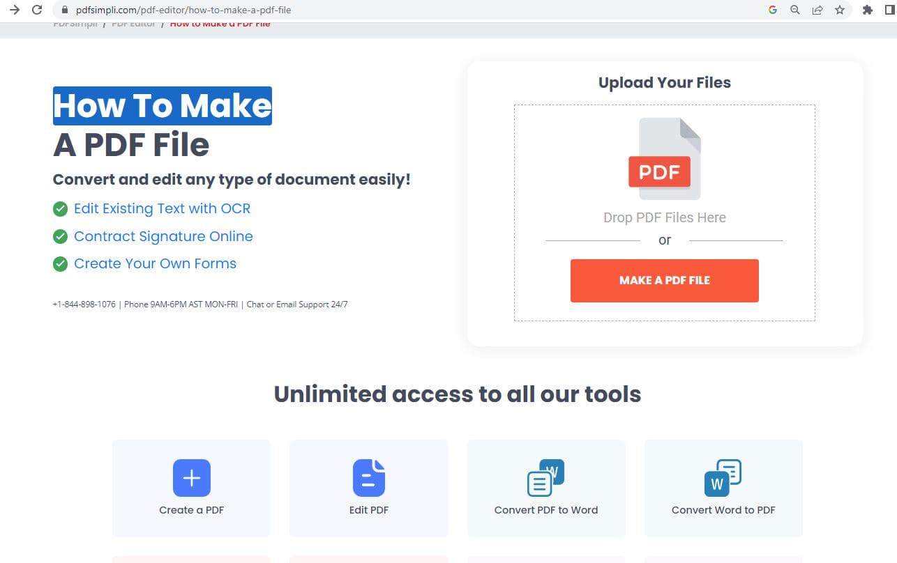PDFSimpli The Best Online PDF Editor to simplifying your PDF tasks