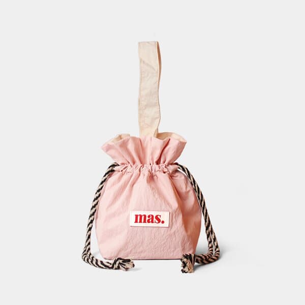 [Masmarulez] Solid string bag _ Baby pink YES24