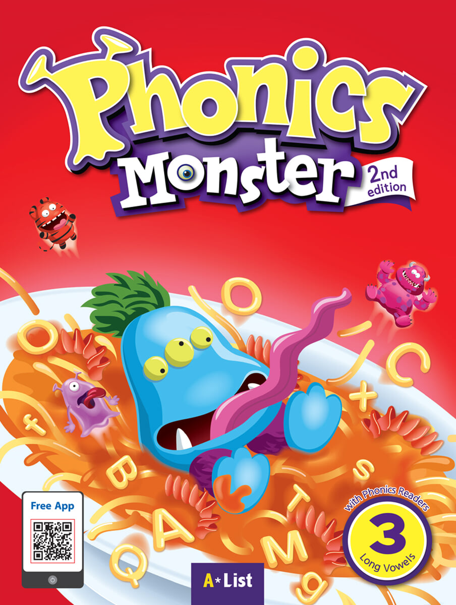 Phonics Monster 3 Student Book, 2/E (with App) 예스24