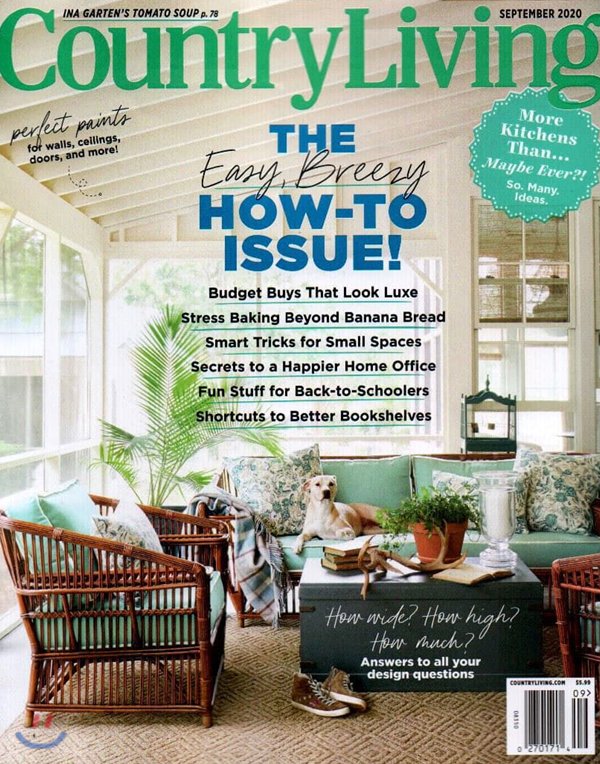 Country Living USA (월간) 2020년 09월 예스24