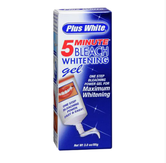 Teeth Whitening Plus White 5 Minute Bleach Gel, 2.0 oz