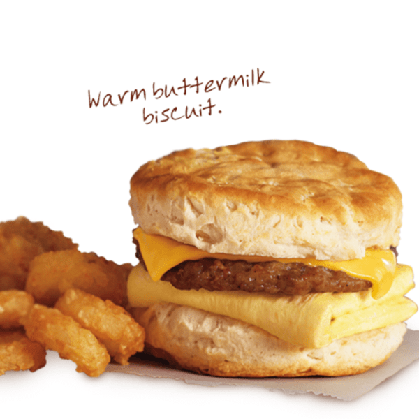 Burger King Sausage Egg Cheese Biscuit Burger Poster