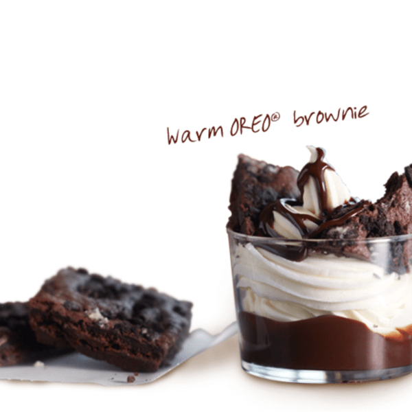 Warm OREO® Brownie Sundae Burger King, View Online Menu and Dish
