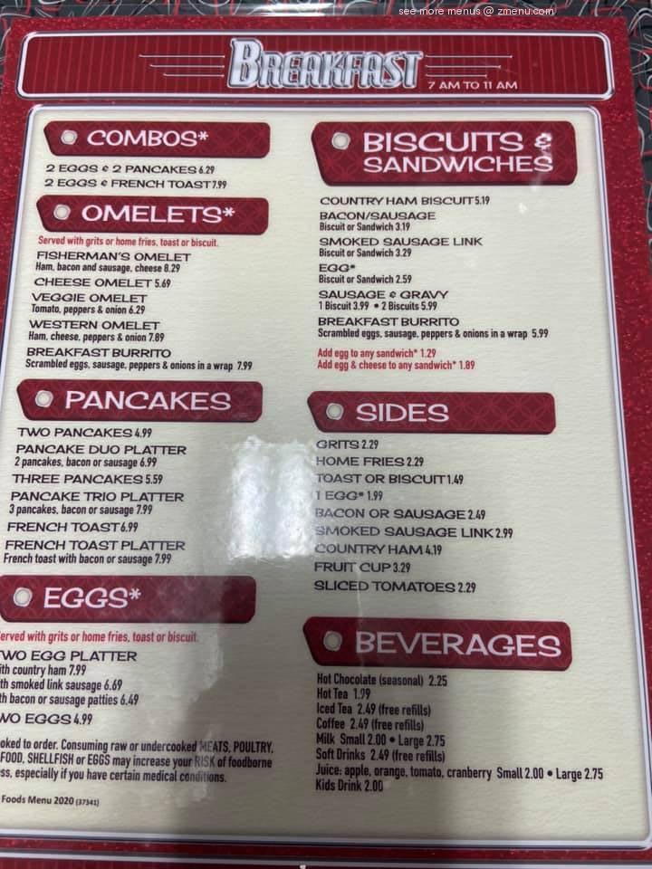 Online Menu of Kure Beach Diner Restaurant, Kure Beach, North Carolina