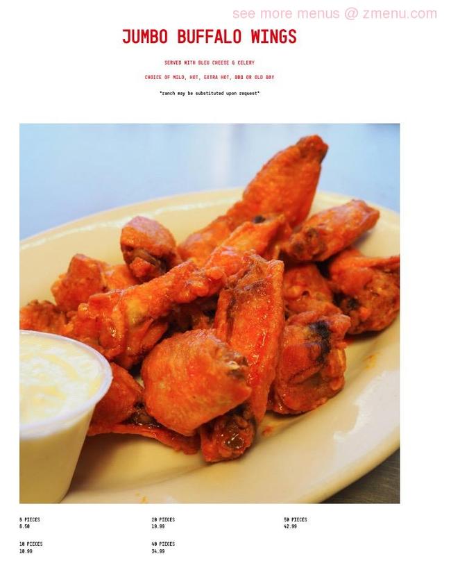 Online Menu of Four Seas Pizza & Restaurant Restaurant, Rising Sun