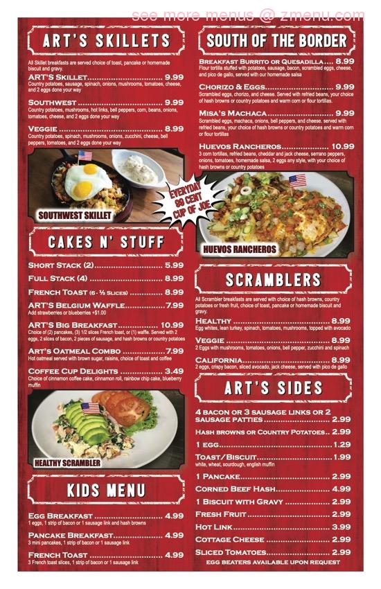 Online Menu of American Road Trip Bar & Grill Restaurant, Yucaipa