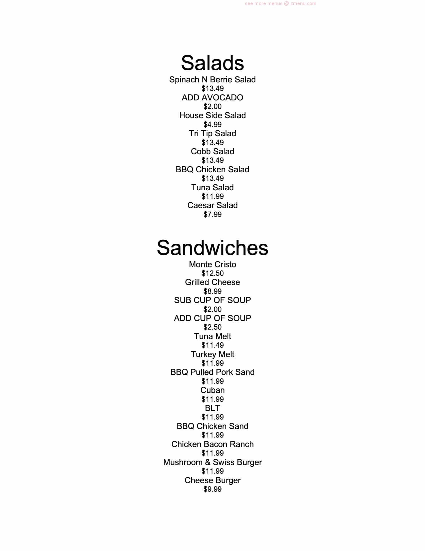 Online Menu of Kikis Kitchen Restaurant, Oxnard, California, 93030 Zmenu