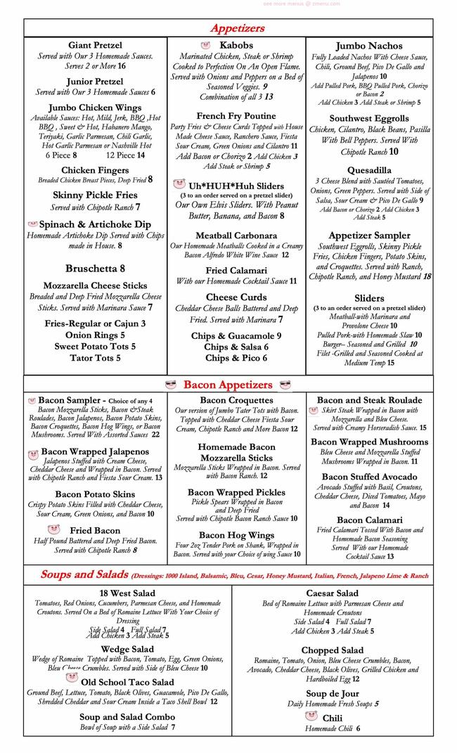 Online Menu of Brookfield Ale House Restaurant, Brookfield, Illinois