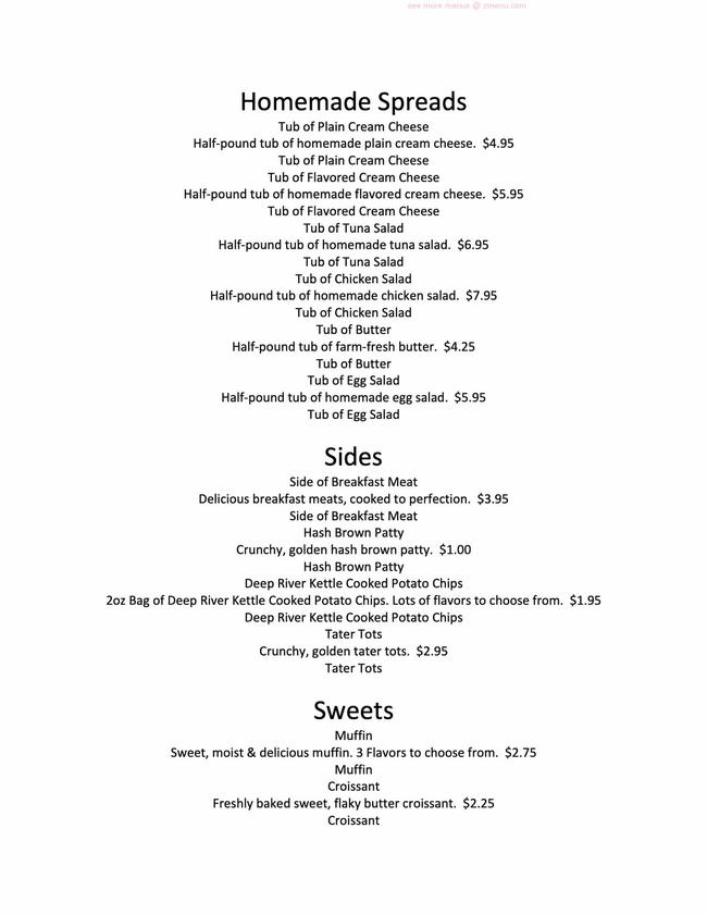 Online Menu of Fast Bagel Restaurant, Somerset, New Jersey, 08873 Zmenu