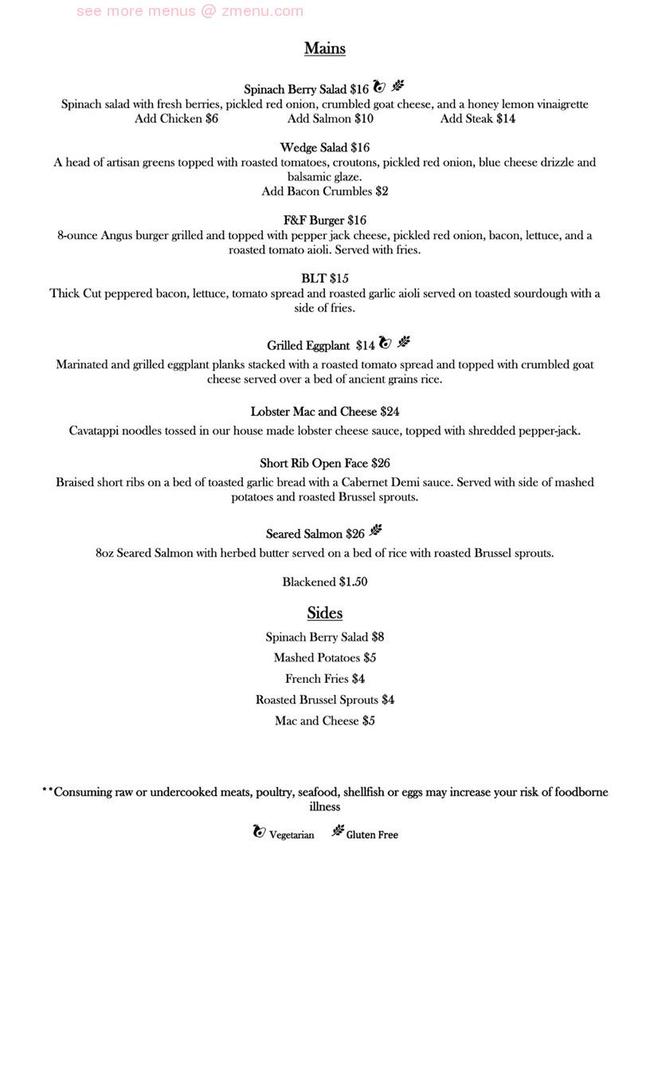 Online Menu of Flour and Feed LLC Restaurant, West Virginia