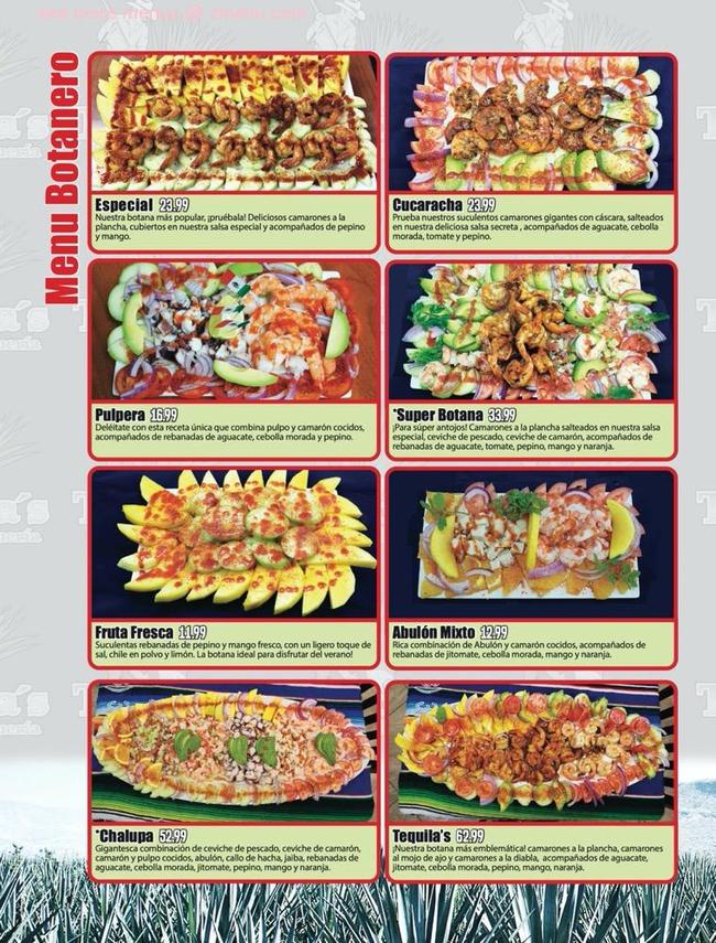 Online Menu of Tequilas Taqueria Restaurant, San Jose, California