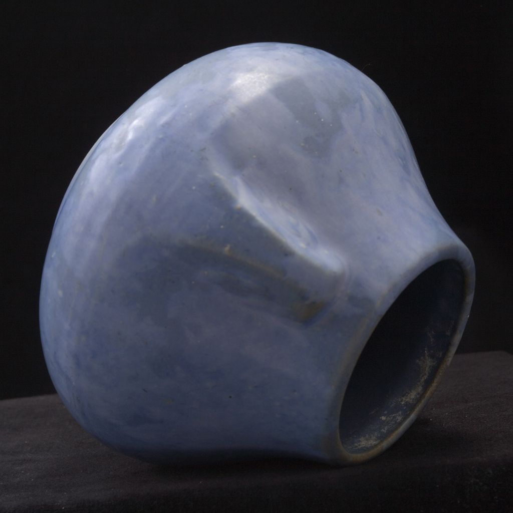 Deco Brush McCoy Art Vellum Vase from cypressstudio on Ruby Lane