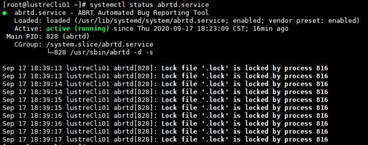 SSH登录时间久，登录后报错：'abrtcli status' timed