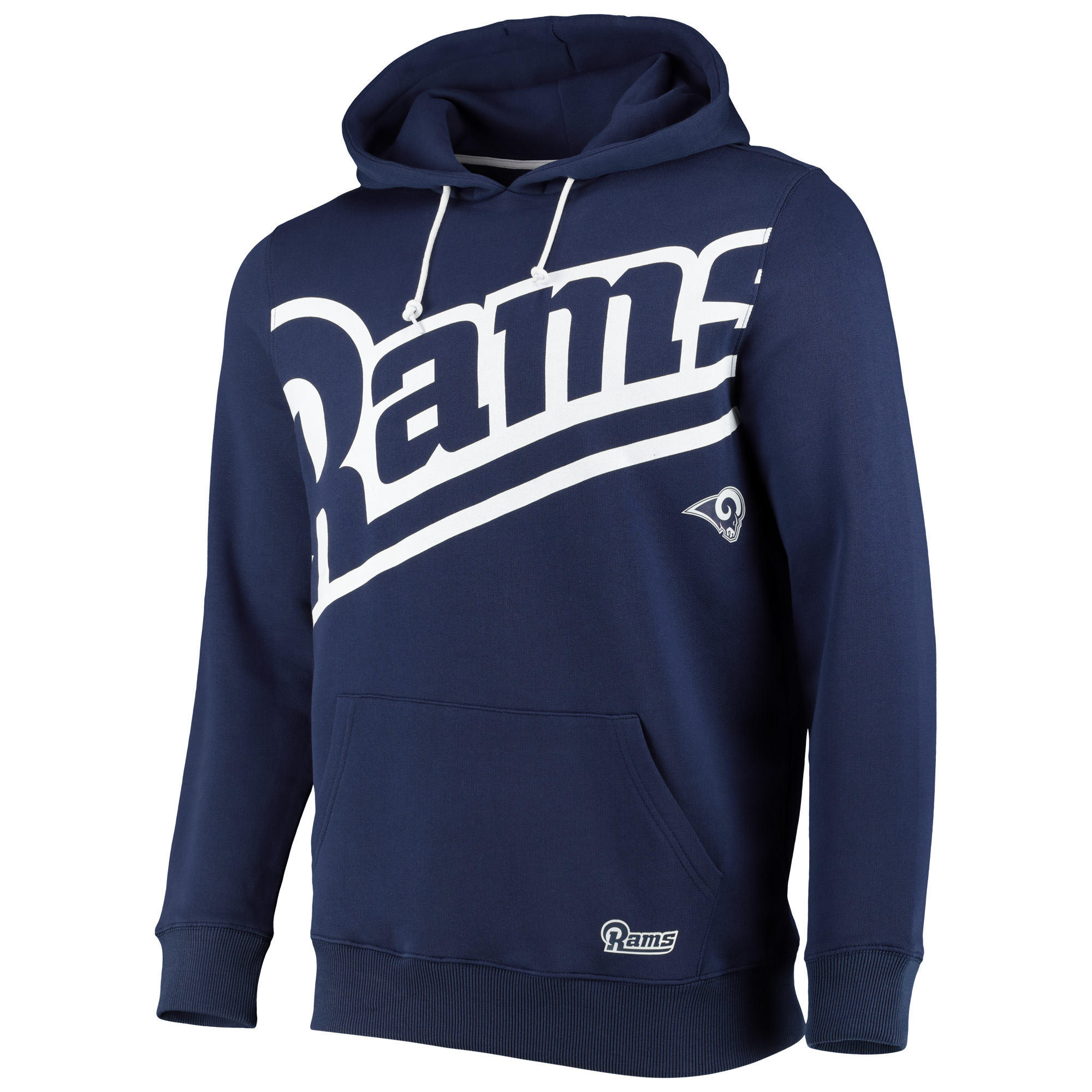 Los Angeles Rams Oversized Graphic Hoodie Navy Mens eBay