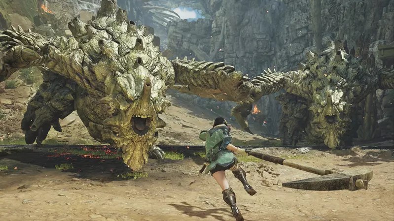 魔物獵人荒野《咆哮響徹青空》+《最愛礦石了！！》活動任務開始，完成任務就可以獲得帥氣動作以及「十字鎬」造型的武器喔