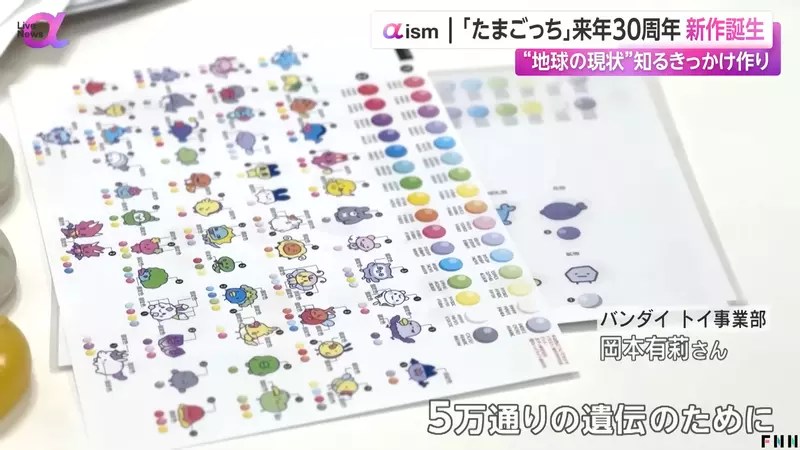 官方宣佈《塔麻可吉》自1996年推出以來出貨量破1億台，全新37代商品發售，甚至可以從宇宙角度玩到細胞單位