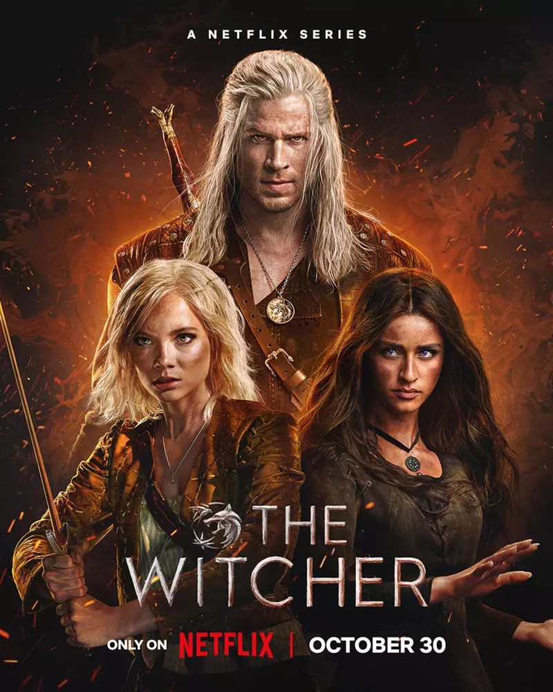 Netflix影集《獵魔士 The Witcher》第四季預計10月30號播出 主角替換由連恩漢斯沃演出利維亞的傑洛特