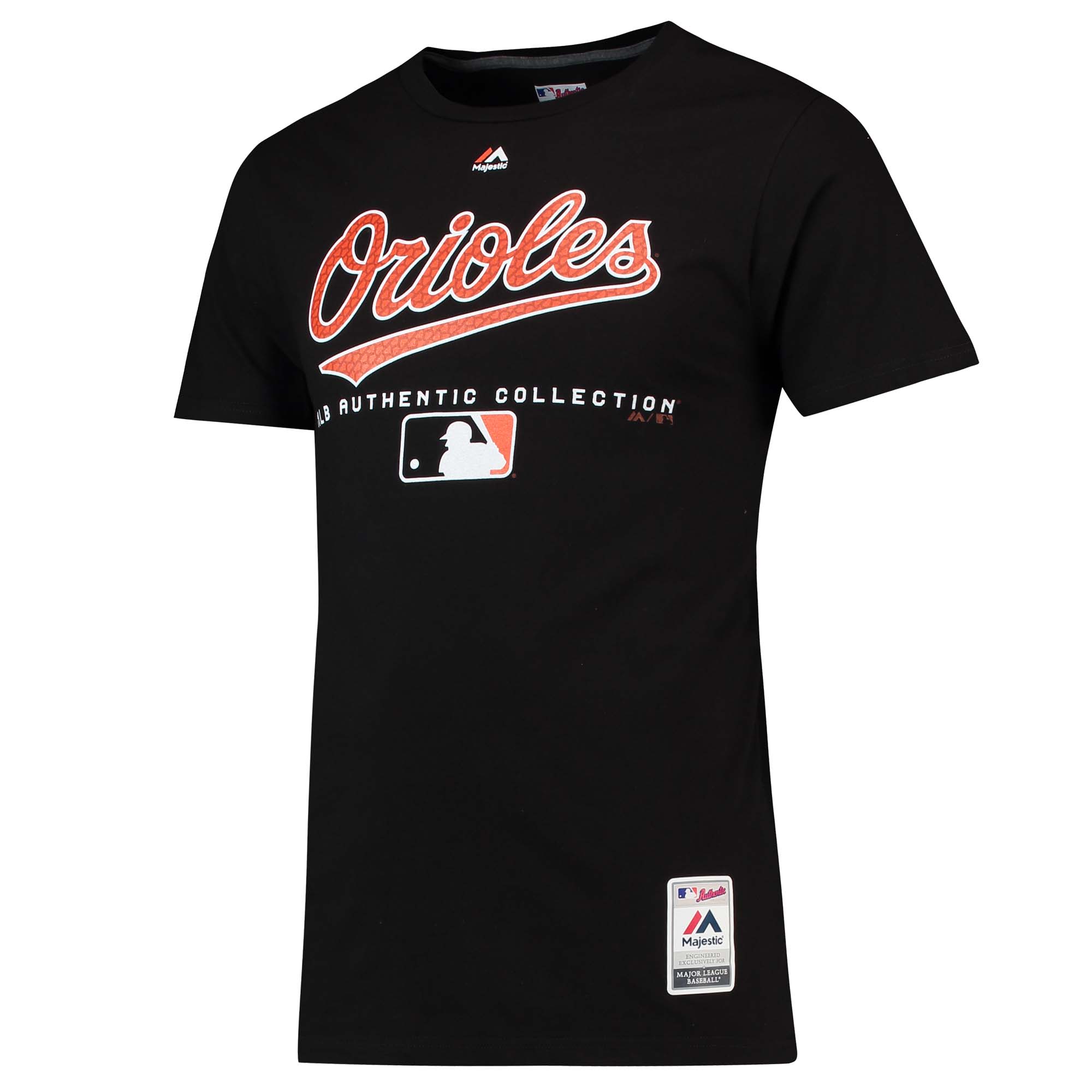 MLB Baltimore Orioles Majestic Authentic Collection Team Drive T Shirt