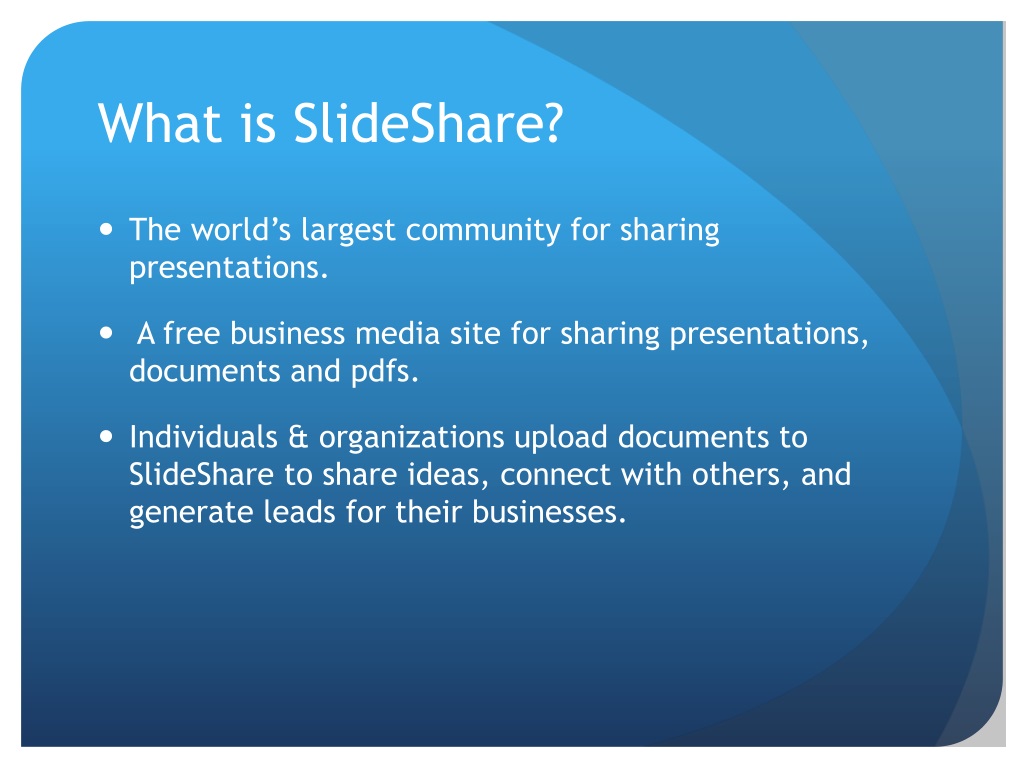 PPT SlideShare PowerPoint Presentation, free download ID1504193
