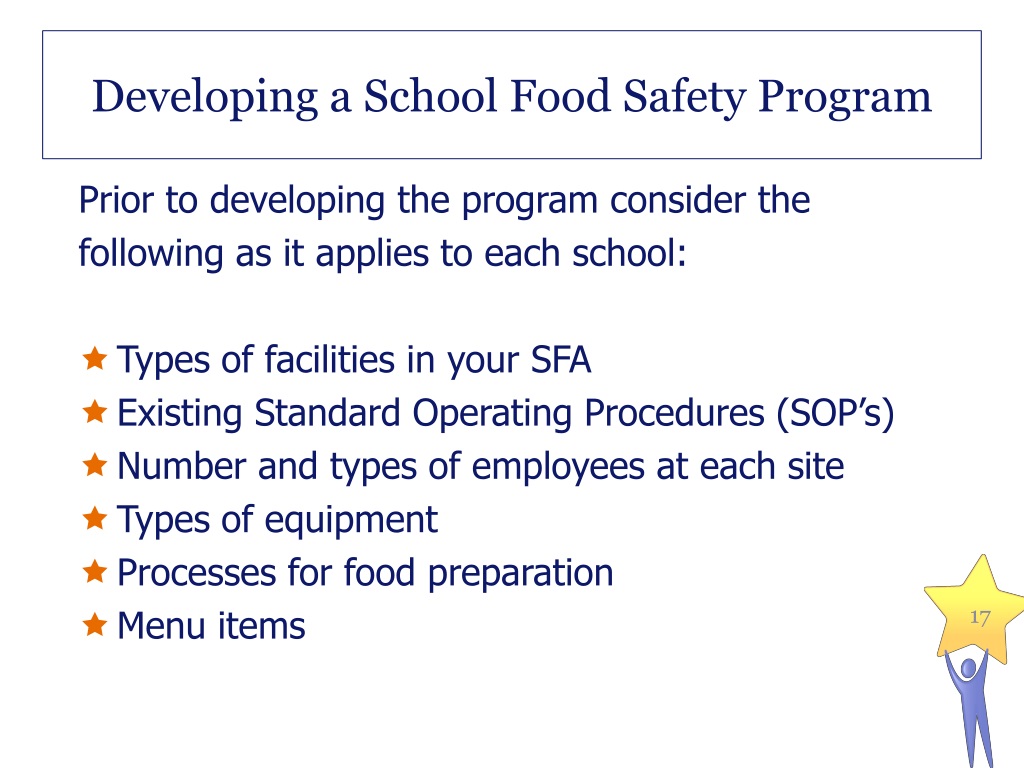 PPT School Food Safety Programs Why Do We Need Them? PowerPoint