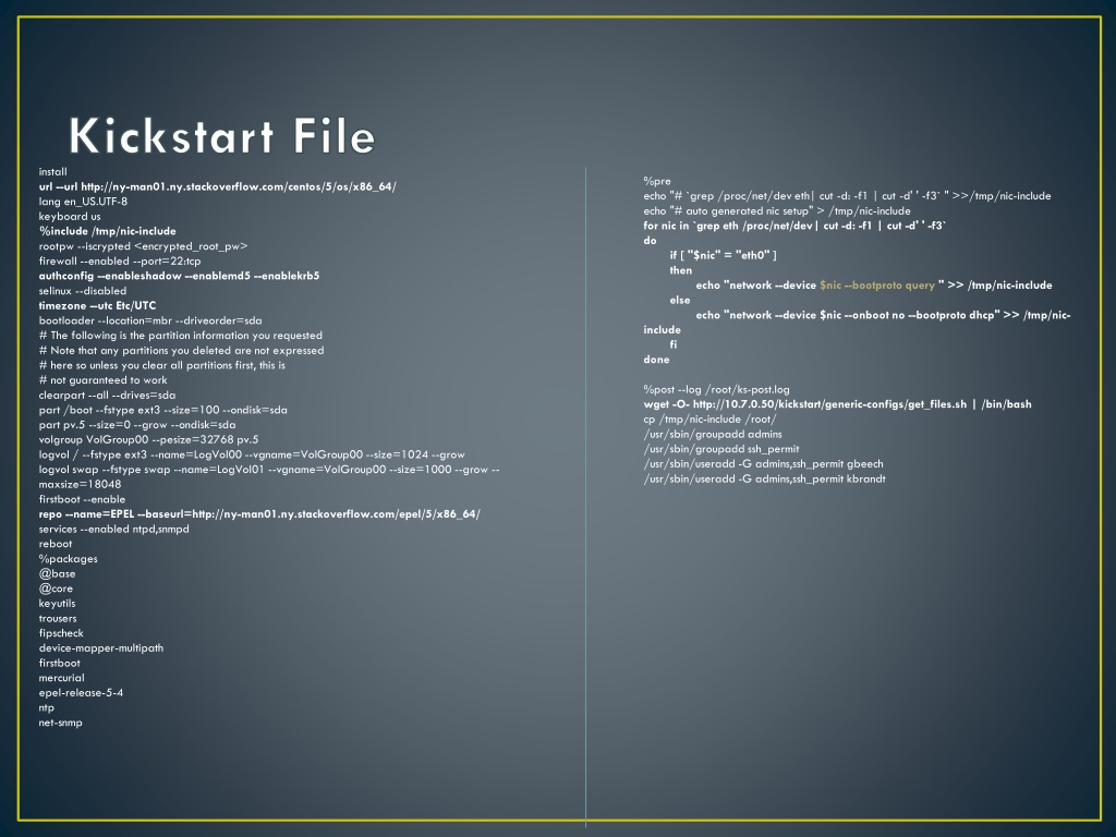 PPT Integrating Kickstart and Windows Deployment Services PowerPoint