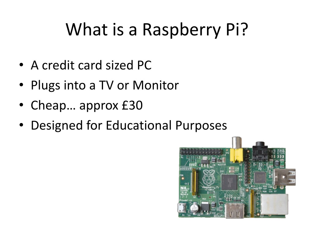 PPT Introducing the Raspberry Pi PowerPoint Presentation, free