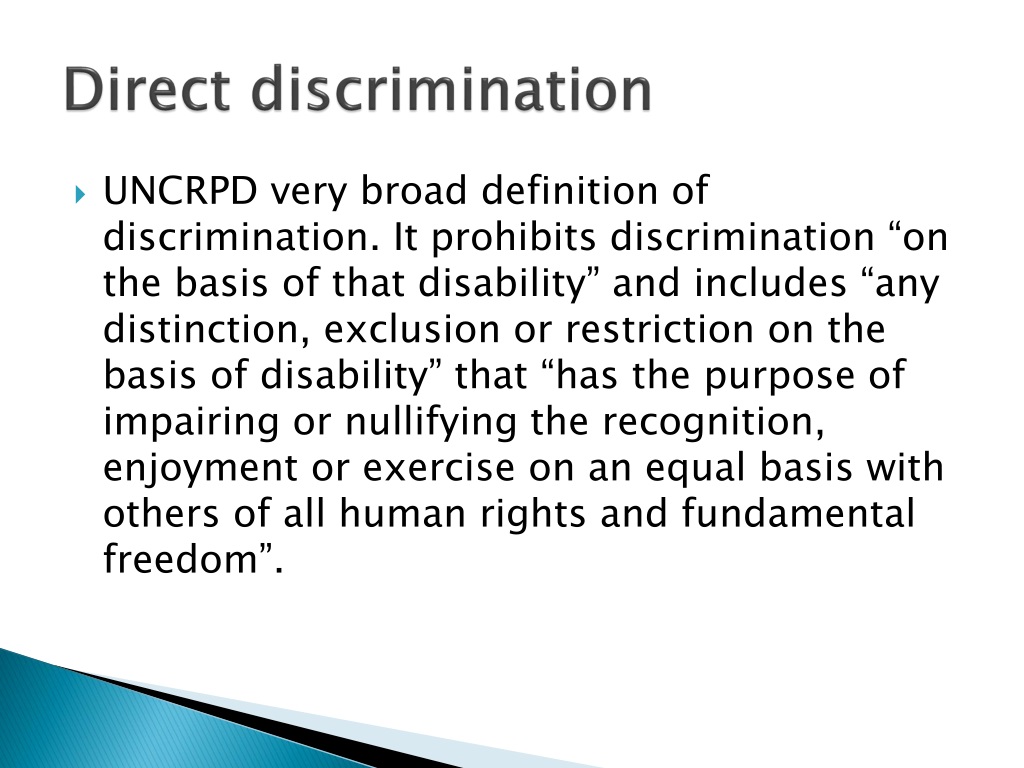 PPT UNCRPD PowerPoint Presentation, free download ID1522763