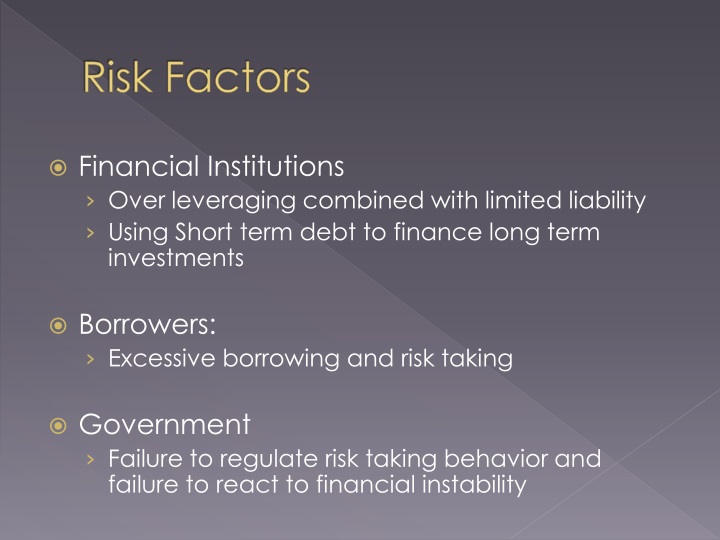 PPT Public Policy and Financial Crises PowerPoint