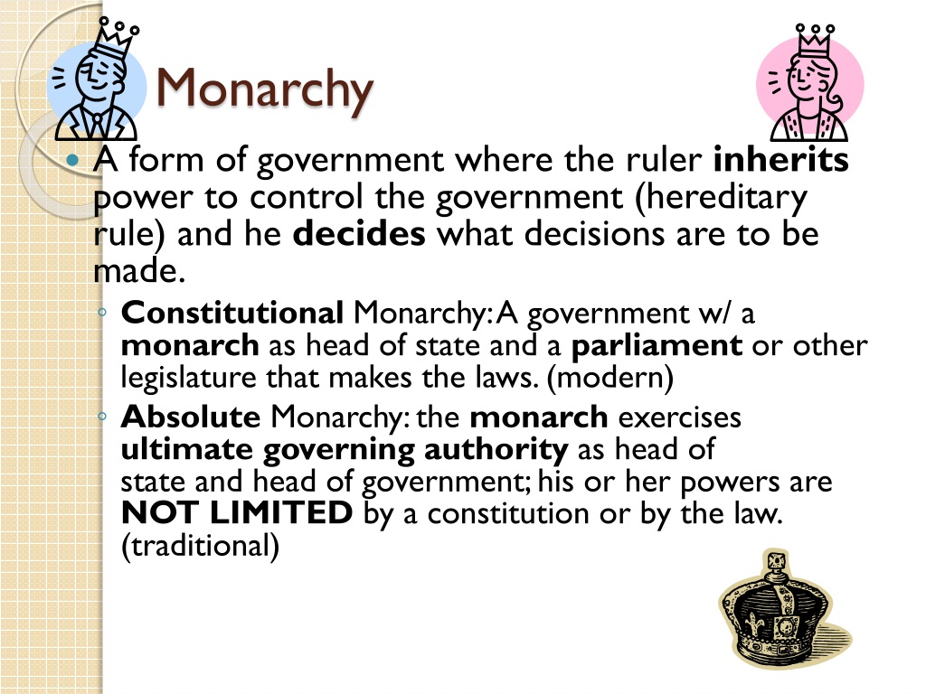 PPT Types of Government PowerPoint Presentation, free