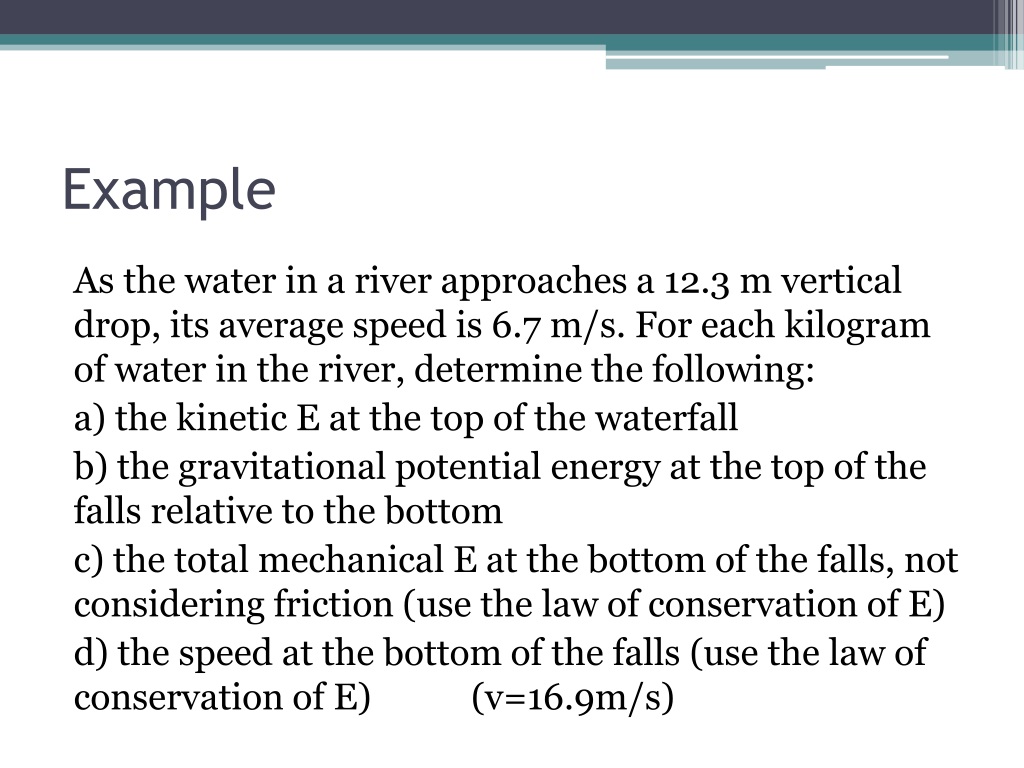 PPT The Law of Conservation of Energy PowerPoint Presentation, free