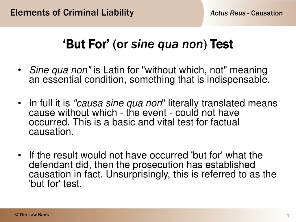 PPT Elements of Criminal Liability PowerPoint Presentation, free
