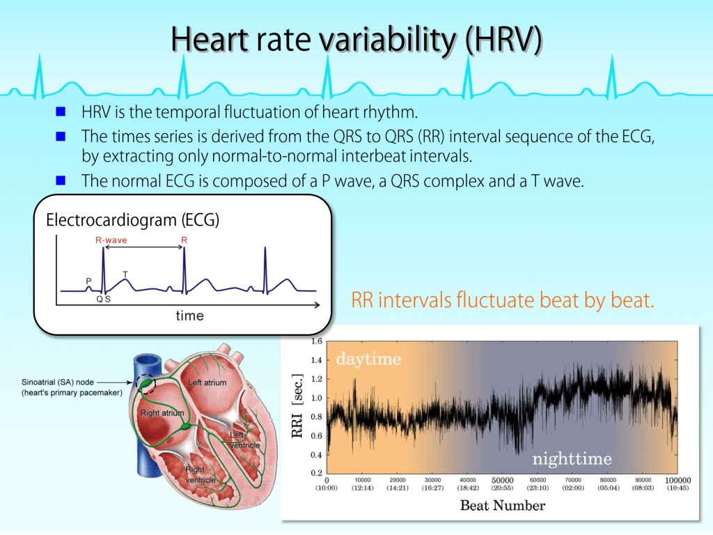 PPT NonGaussian characteristics of heart rate variability in health