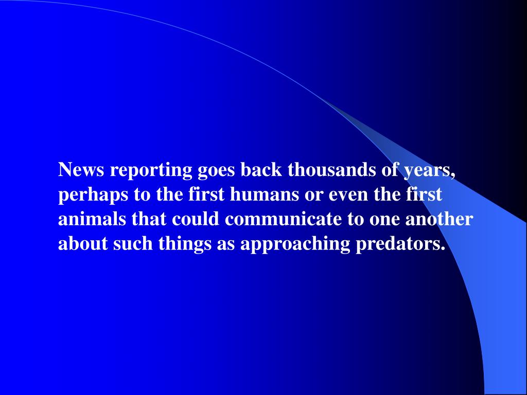 PPT History of Journalism PowerPoint Presentation, free download ID